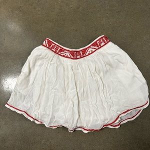 Ruffled bohemian skirt